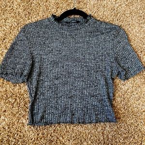 Charcoal Gray Crop